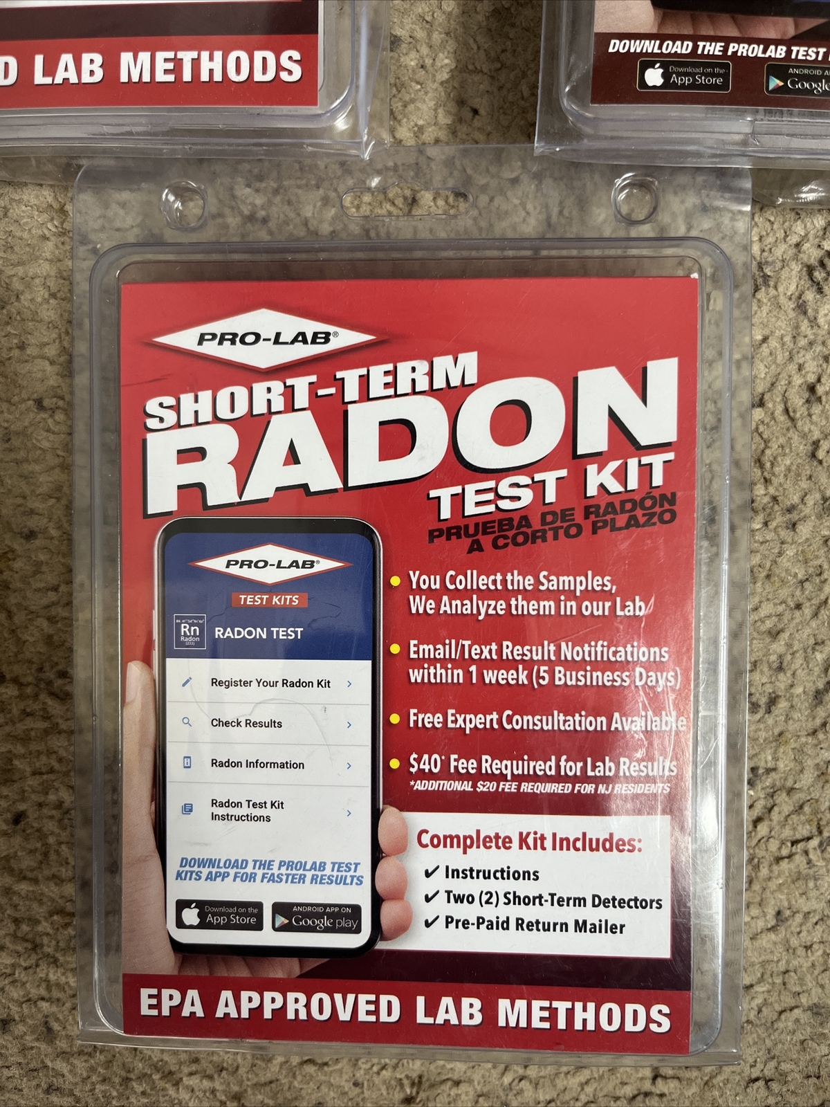 PROLAB Radon Gas Test Kit (3PK) eBay