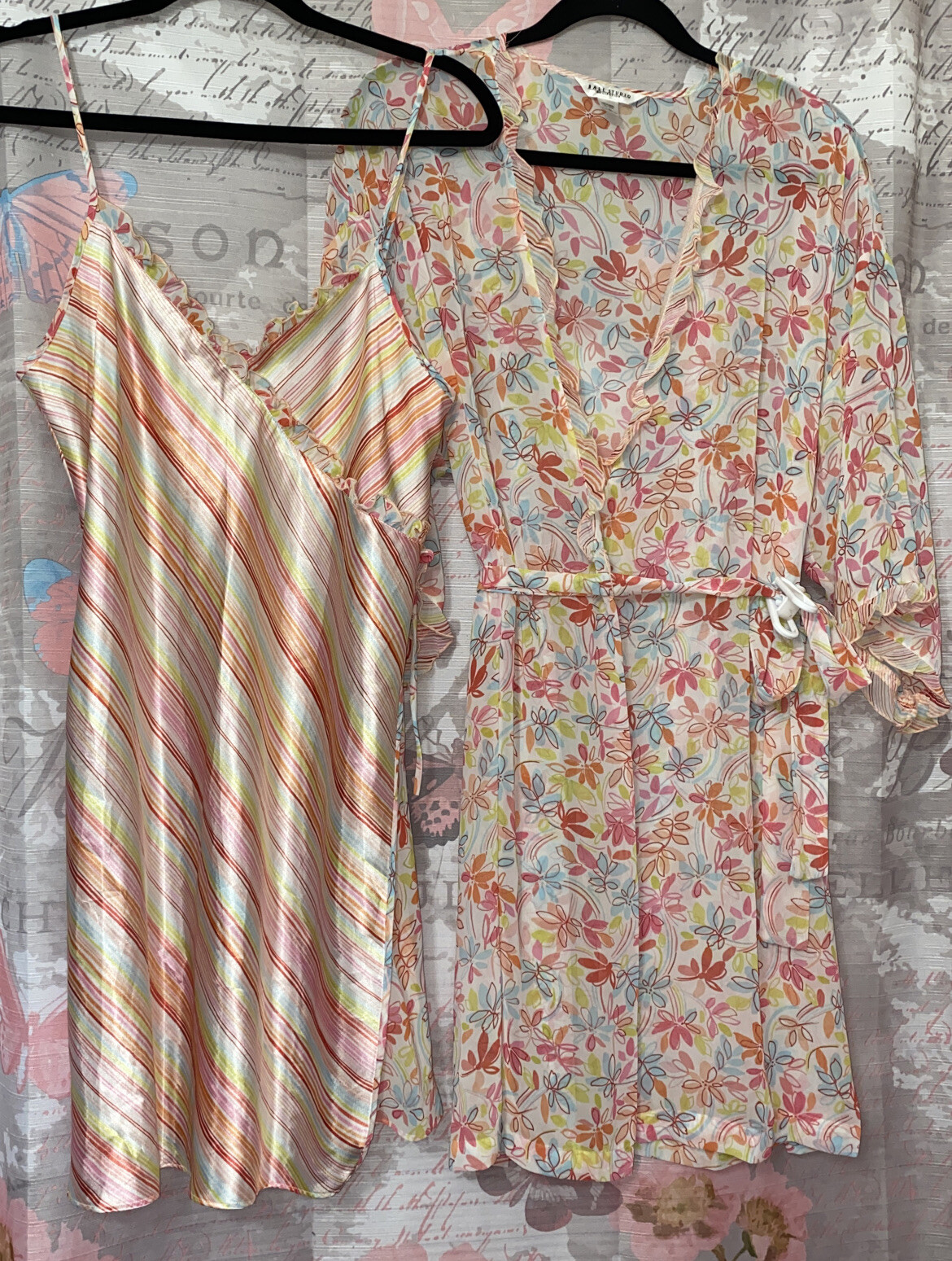 BALI STUDIO COLLECTION 2 Pc Nightgown Women’s Multico… Gem