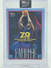 Joel Embiid 2023-24 Topps Now Basketball 70 Points #JE-1 76ers