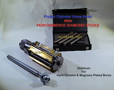 CYLINDER HONE HEAD EXPANDING 2'' TO 3'' + DIAMOND STONES EXTRA COARSE GRIT 80