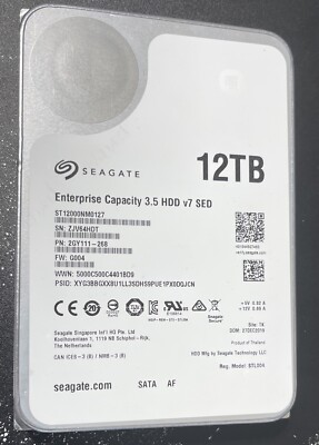 ST12000NM0127 Seagate Enterprise 12TB