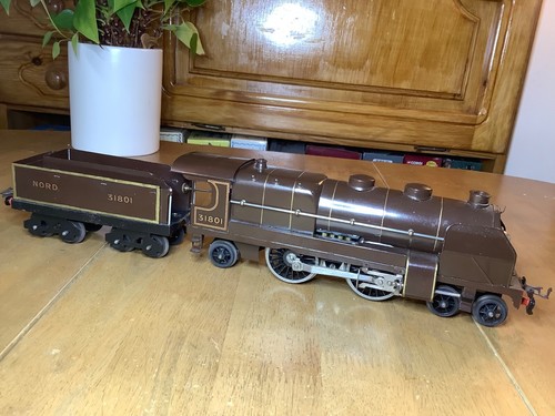 Hornby O Gauge 3E 20 Volt AC Electric SNCF 4-4-2 Locomotive 31801 Nord restored - Picture 2 of 9