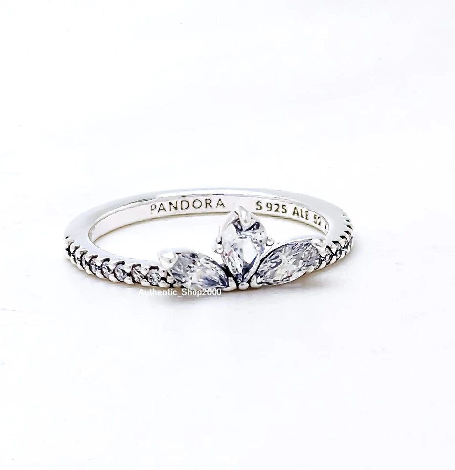 NUEVO 100% Auténtico Anillo PANDORA 925 Plata Brillante Herbario Racimo 192392C01 Foto 2 de 4