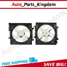 Radiator Condenser Cooling Fan Assembly For 2008-2010 2011 Subaru Impreza 2.5L