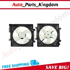 Radiator Condenser Cooling Fan Assembly For 2008-2010 2011 Subaru Impreza 2.5L