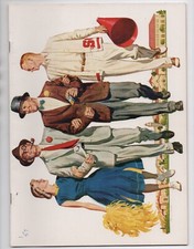1957 College Football Big Game Program California vs Stanford