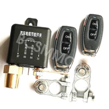 Dual Remote Control Car Battery Disconnect Switch Power Master Isolator Cut Off
