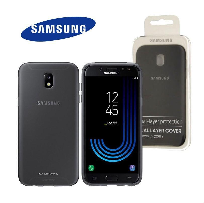 CUSTODIA CASE ORIGINALE SAMSUNG J5 2017 J530 COVER EF-PJ530CBEGWW NERO