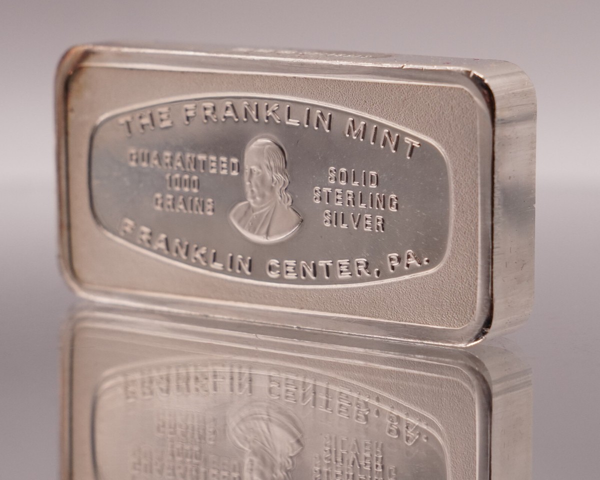 1970 First Citizens Bank South Carolina Franklin Mint 2oz Silver