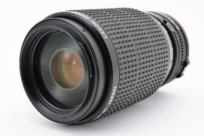 【超美品】キヤノン FD 75-200mm F4.5 #2913736 Canon New FD NFD 75-200mm f4.5 MF Zoom Lens 2/ hood From JAPAN
