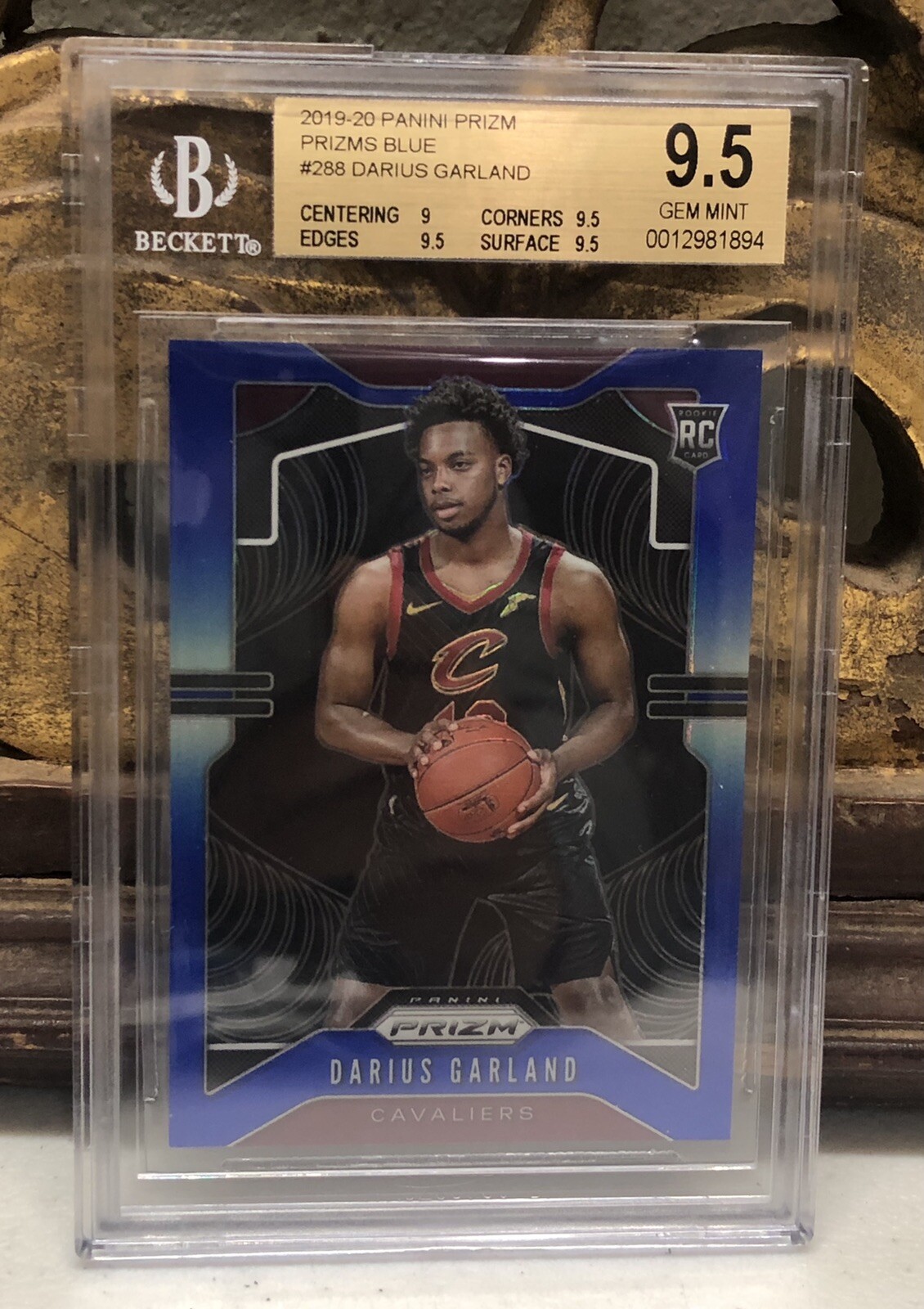 2019-20 Panini Prizm Blue Refractor DARIUS GARLAND BGS 9.5 Gem Mint /199 Beckett