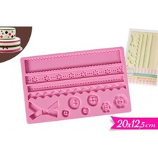 Stampo in silicone per decorare pasta di zucchero Cake Design pasticceria Cucina