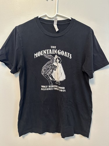 Mountain Goats Wolf Riding Hood Alliance Tour 2018 Tshirt Medium