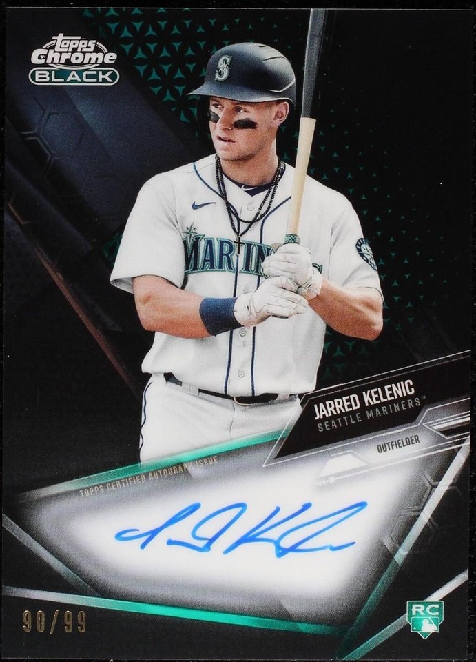 2021 Topps Chrome Black - Jarred Kelenic #CBA-JK - 1 of 1