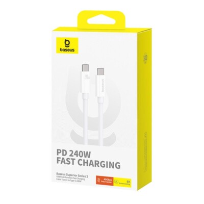 Baseus PD Ladekabel USB C  USB-C 1m 240W Schnell Datenkabel Handy USB 4.0 40gbps