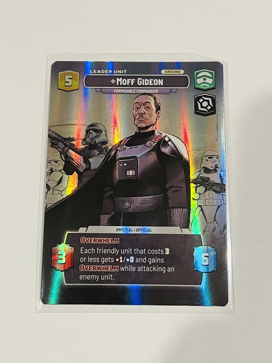 Star Wars Unlimited - Moff Gideon, Formidable Commander #269 S
