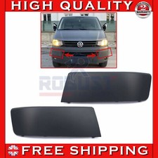 FRONT BUMPER MOULDING TRIM SET LEFT + RIGHT FOR VW T5 TRANSPORTER (2010-2015)