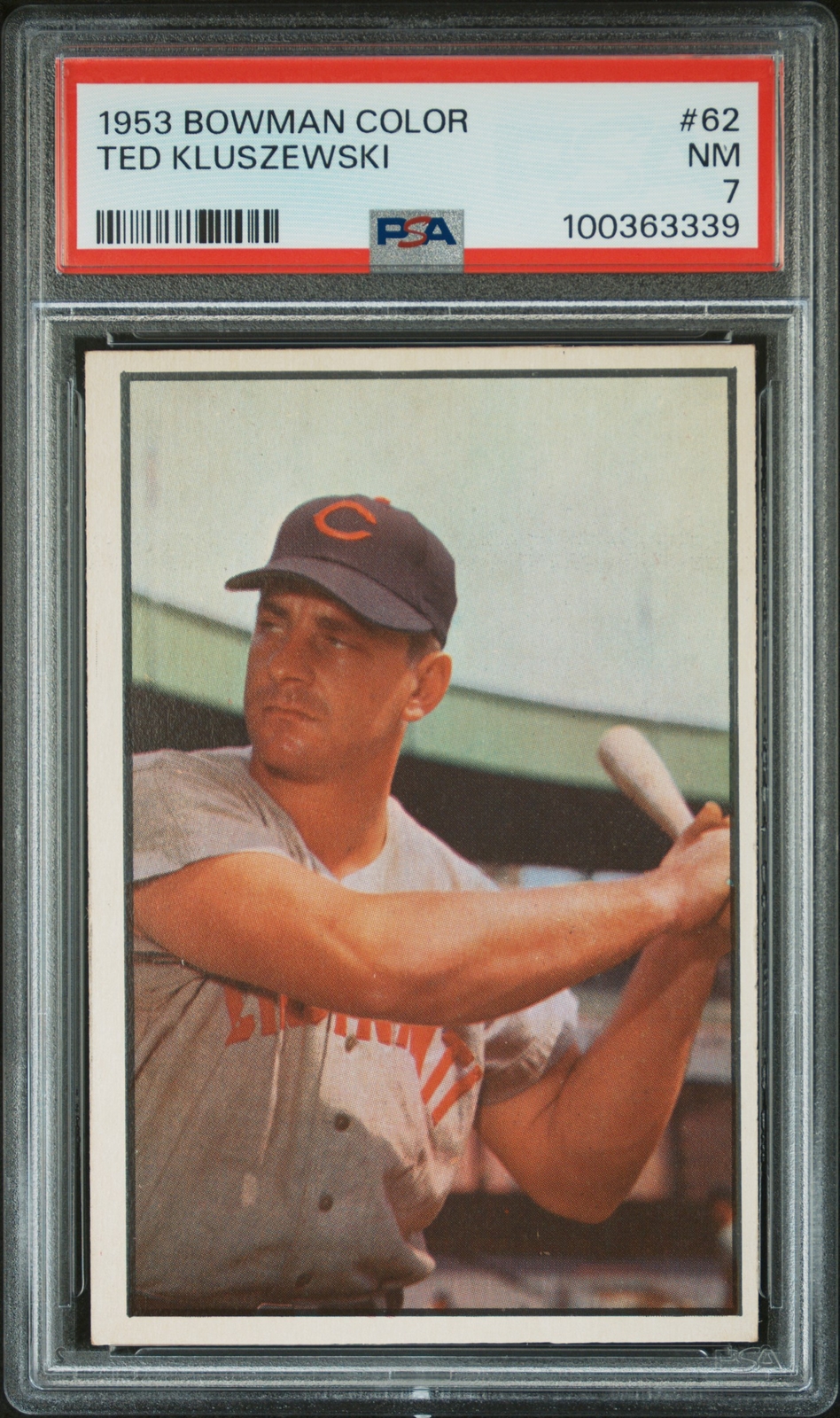 1953 Bowman Color #62 Ted Kluszewski PSA 7
