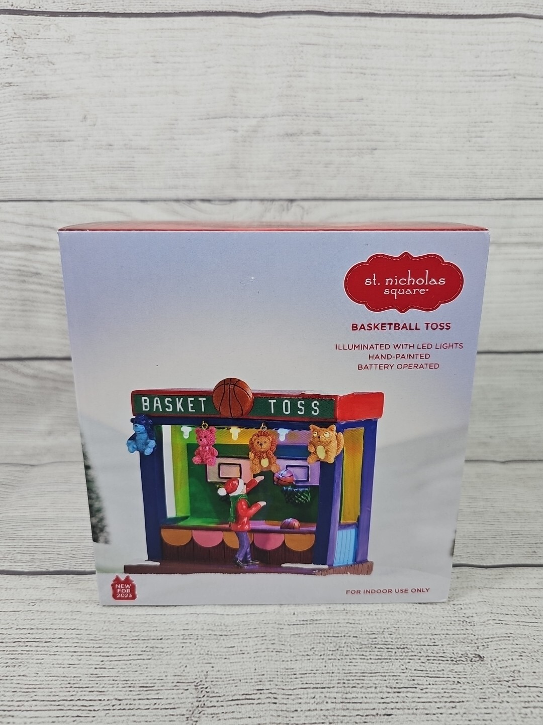 LUCES LED DE CARNAVAL ST NICHOLAS SQUARE VILLAGE ""BASKETBALL LANS