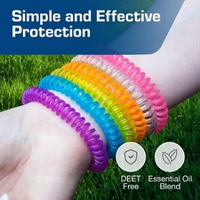Active Era Mosquito Repellent Bracelets - assorted colours - DEET free