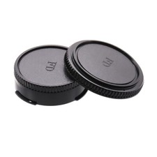 Replacement Rear Lens Back Cap  Camera Body Cap Set for EOS FD