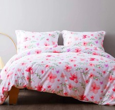 King Size Duvet Cover Set Floral