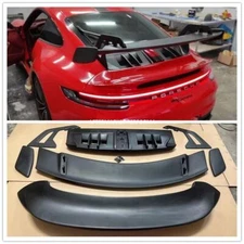 FITS FOR PORSCHE CARRERA 911 992 FRP UNPAINTED REAR TRUNK SPOILER WING GT3 STYLE