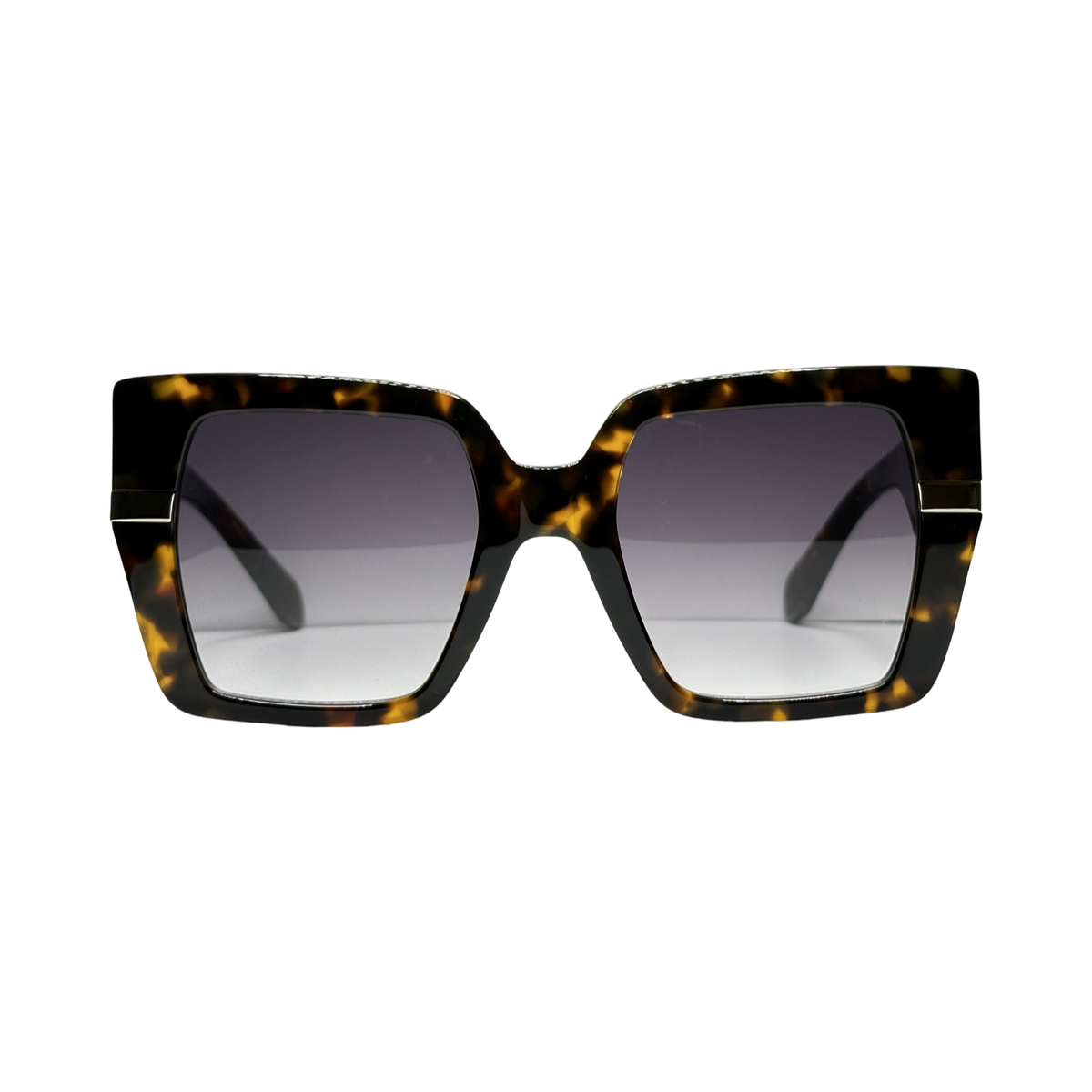 Quay Notorious Tortoise Oversized Square Sunglasses QUAY Notorious Sunglasses - Neutral Tort/Smoke – PRESENCE Paris main image 4