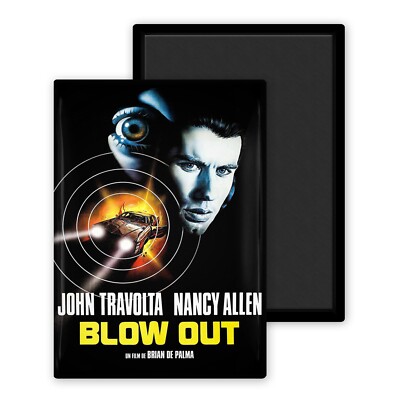 Blow Out 1981 Version 2 Filmplakat Kino - Magnet personalisiert 54x78mm Kühlschrank