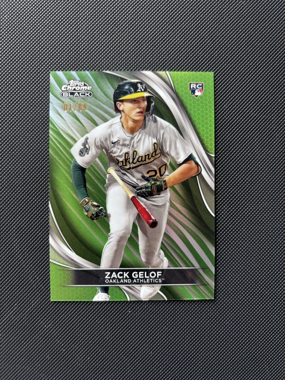 2024 Topps Chrome Black Zach Gelof /99 Green Athletics RC ROOKIE #40