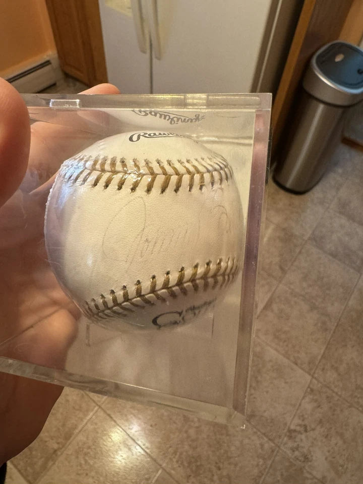 CINCINNATI REDS JOHNNY BENCH AUTOGRAPHED SIGNED MLB HALL OF FAME BASEBALL PSA - Image 2 of 4