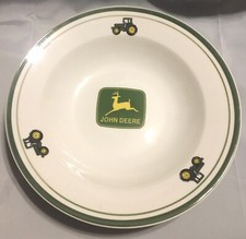 John Deere Tractor 9" Cereal Bowl Soup Dish Agriculture Gibson Vintage