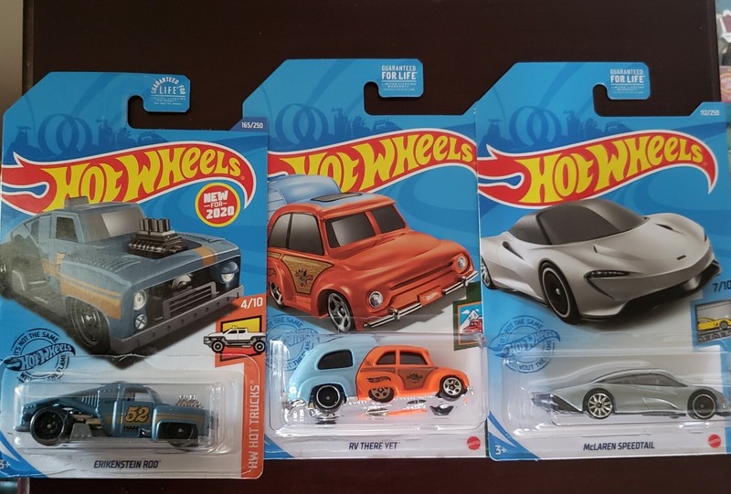 Hot Wheels Lot Of 3 Cars HW Hot Trucks Factory Fresh HW Getaways New In Package 