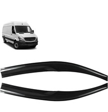 2 Pcs Wind Rain Smoke Guard Deflectors for Mercedes Sprinter, Volkswagen Crafter
