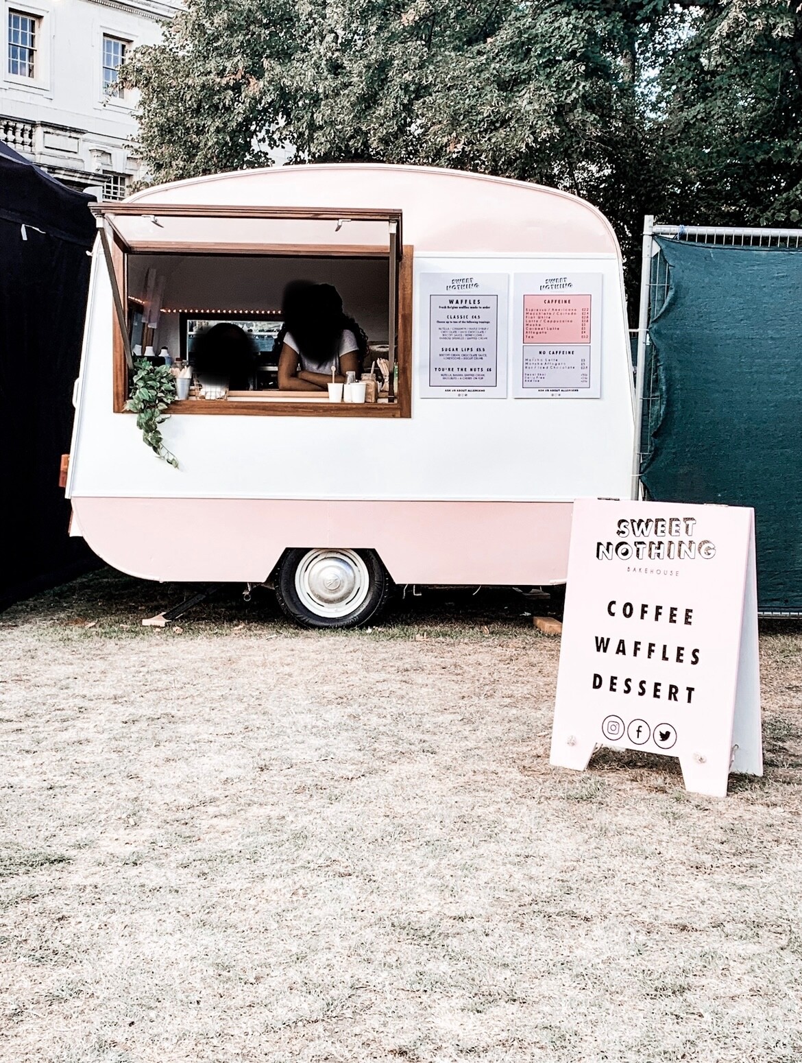 Show stopping catering trailer/vintage caravan with fridge for sale eBay