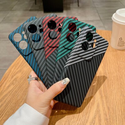 For Realme GT 7 Pro 5G 6.78'' Carbon fiber Texture PC Back cover Protection Case