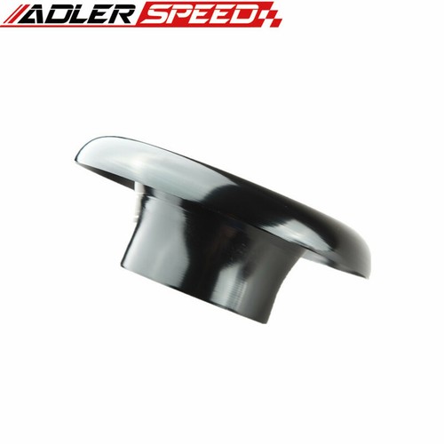 ADLERSPEED 4" inch Short Ram Cold Air Intake Turbo Horn Velocity Stack Adapter - Picture 3 of 4