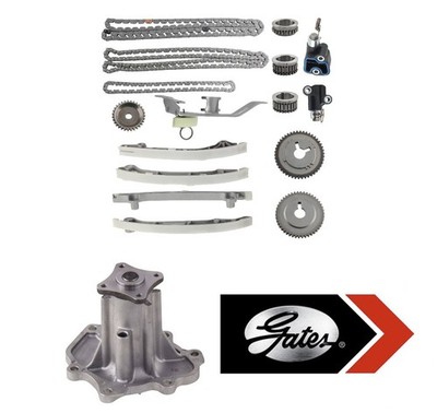 Timing Chain Kit For 05-15 Nissan Armada Titan 04-10 QX56 GATES Water Pump