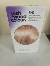 Image of JOSH WOOD COLOUR 8.0 LIGHT MID - BLONDE PERMANENT HAIR COLOUR 100% GREY COVERAGE