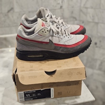 2008 Nike Air Max Classic BW Nintendo Edition 316703 004 Grey/Blk/Red SIZE 11 
