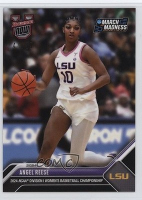 2023-24 Bowman U Now NCAA March Madness Black 44/99 Angel Reese #11 1tn7