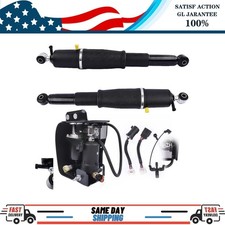 Pair Rear Air Suspension Strut Shocks Compressor Set Fits Cadillac Chevy Gmc Pair Rear Air Suspension Strut Shocks Compressor Set Fits Cadillac Chevy Gmc