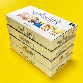 Lot 4 Final Fantasy 4 5 6 IV V VI Chrono Trigger set Super Famicom SFC JP w/Box