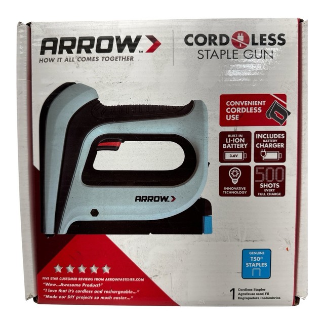 Arrow T50DCD Cordless Electric Staple Gun