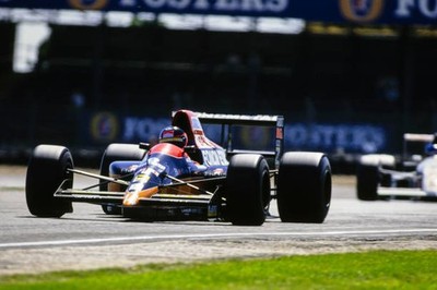 Olivier Grouillard Osella FA1ME Ford British GP at Silverstone Cir- Old Photo