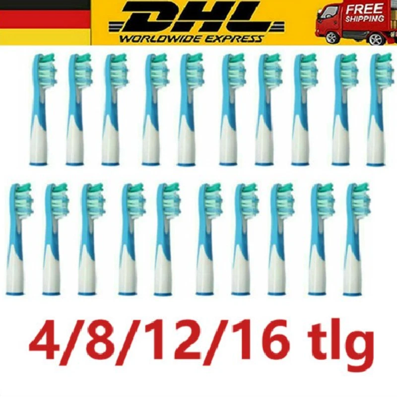 MARKENLOS 4-16 Stück Aufsteckbürsten passend für Oral B Sonic Complete Ersatzzahnbürsten