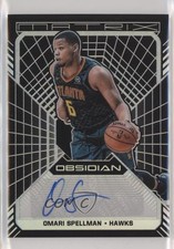 2018-19 Panini Obsidian Matrix Auto Prizm 15/75 Omari Spellman #MA-OSP Auto 4t6