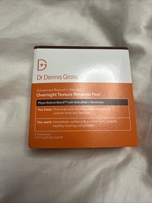 Dr. Dennis Gross Advanced Retinol + Ferulic Overnight Texture Renewal Peel - 8ct