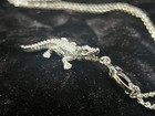 Jan Leslie Caimen Alligator Necklace Silver 925 Unique, Detailed, And Beautiful — photo 4