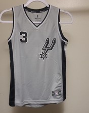 San Antonio Spurs Keldon Johnson #3 Jersey Gray Kids Size Medium